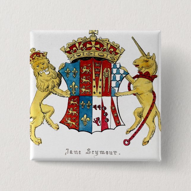 Coat of Arms of Jane Seymour Button (Front)