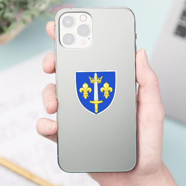 Coat of Arms of Jeanne d'Arc Sticker (Phone)