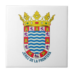 Coat of Arms of Jerez de la Frontera Ceramic Tile
