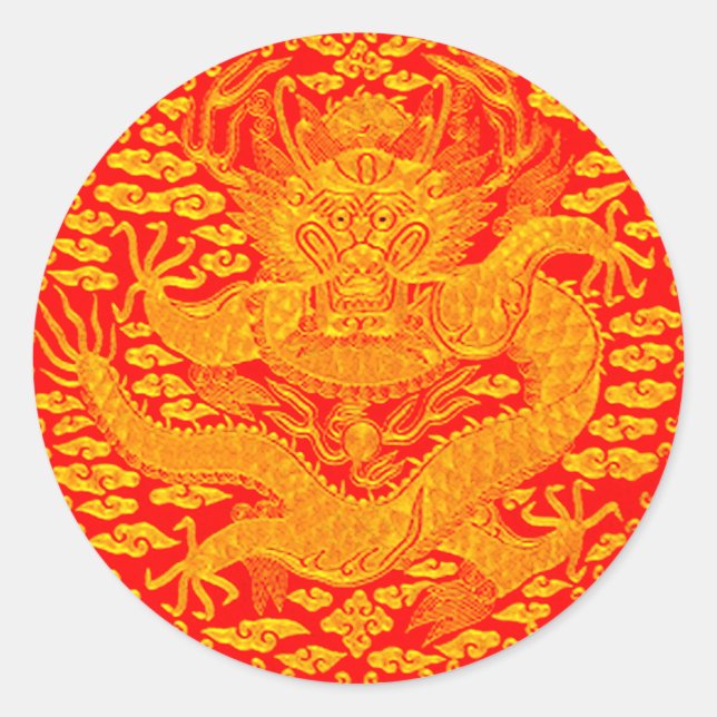 Coat of Arms of Joseon Korea Classic Round Sticker (Front)