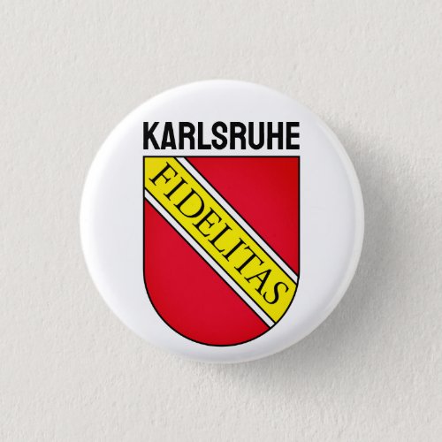 Coat of Arms of Karlsruhe GERMANY Button