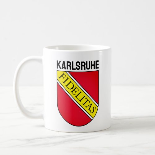 Coat of Arms of Karlsruhe GERMANY Coffee Mug
