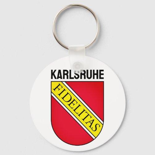 Coat of Arms of Karlsruhe GERMANY Keychain