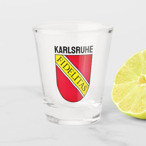 Coat of Arms of Karlsruhe GERMANY Shot Glass