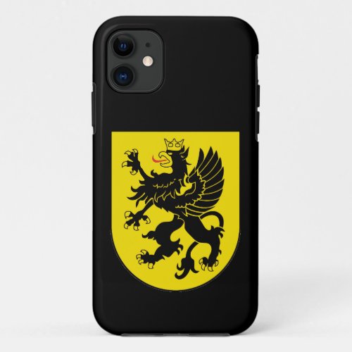 Coat of Arms of Kashubia iPhone 11 Case