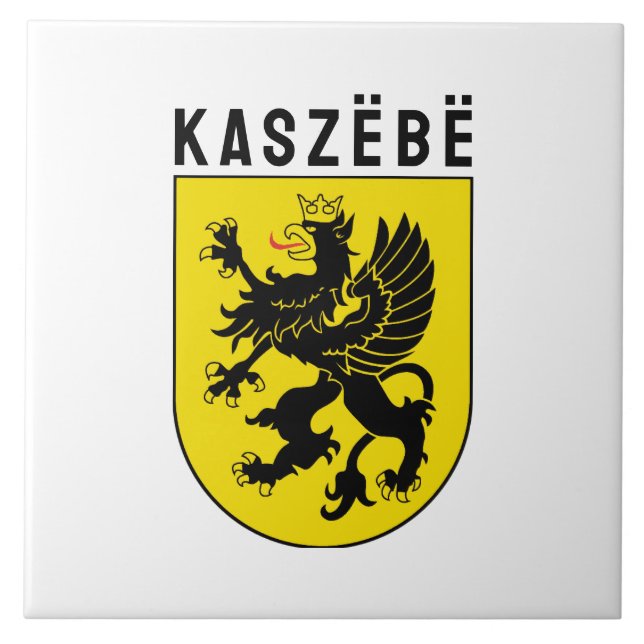 Coat of Arms of Kashubia Ceramic Tile (Front)