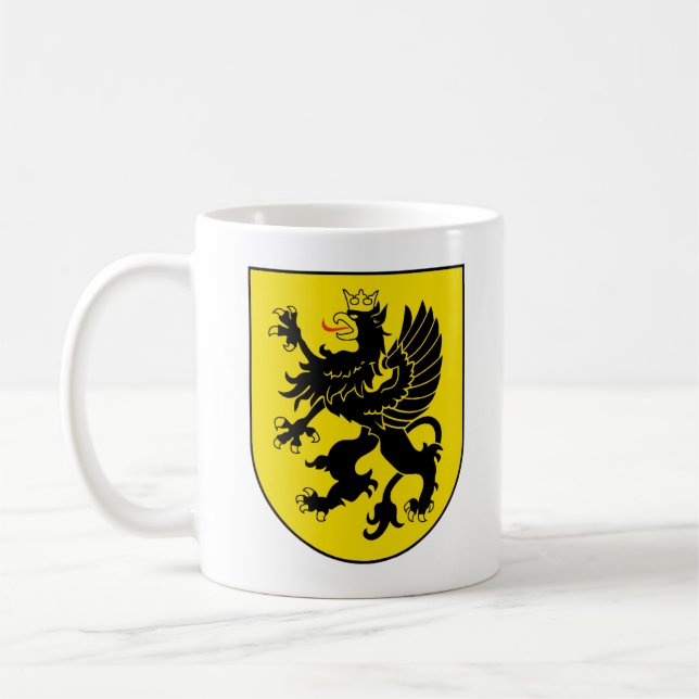 Coat of Arms of Kashubia Coffee Mug (Left)