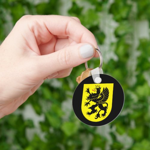 Coat of Arms of Kashubia Keychain