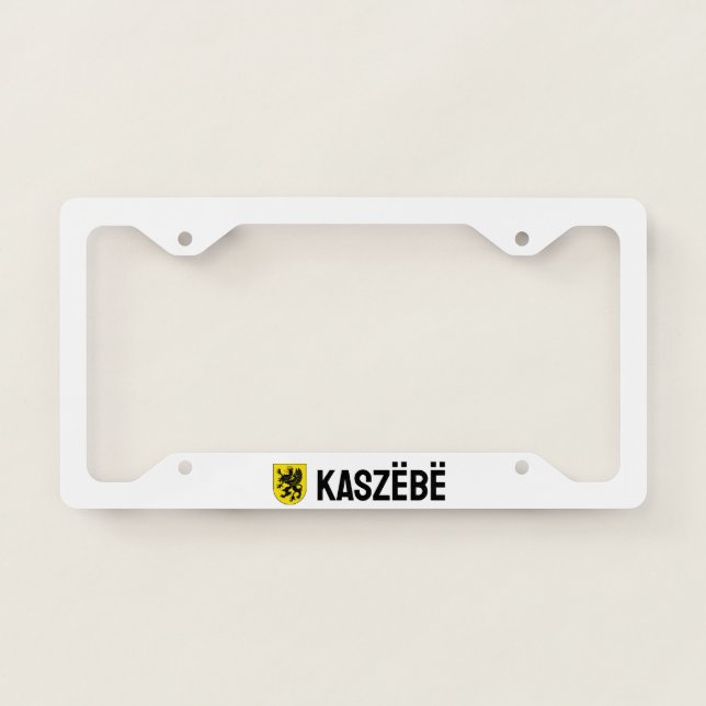 Coat of Arms of Kashubia License Plate Frame (Front)