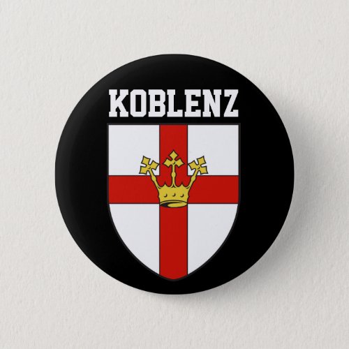 Coat of Arms of Koblenz Germany Button