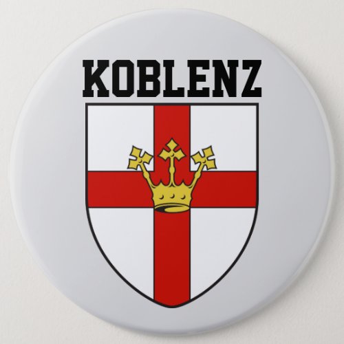 Coat of Arms of Koblenz Germany Button