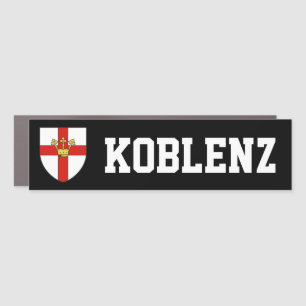 Coat of Arms of Koblenz, Germany Car Magnet