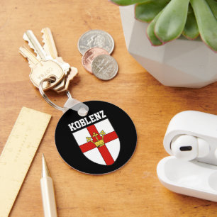 Coat of Arms of Koblenz, Germany Keychain