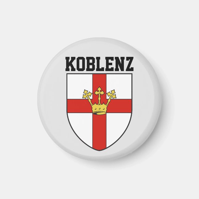 Coat of Arms of Koblenz, Germany Magnet (Front)
