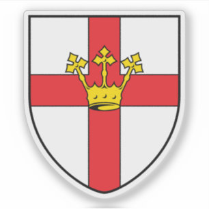 Coat of arms of Koblenz, Germany Sticker