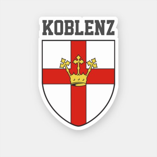 Coat of Arms of Koblenz Germany Sticker