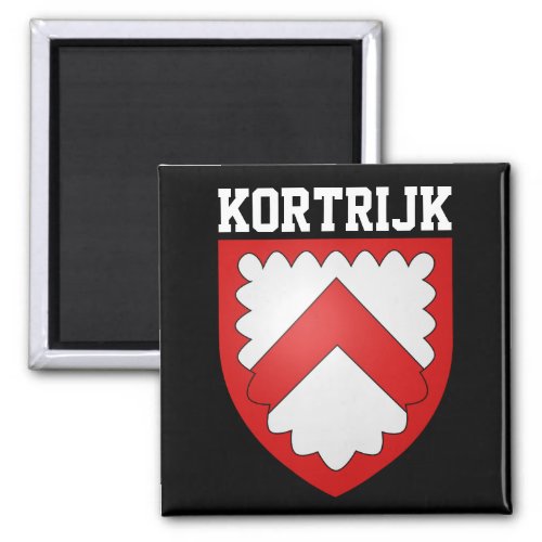 Coat of arms of Kortrijk Belgium Magnet