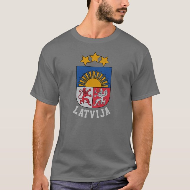 Coat of arms of Latvia T-Shirt (Front)