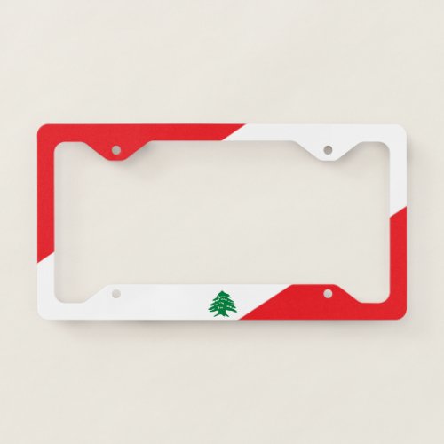 Coat of Arms of Lebanon License Plate Frame