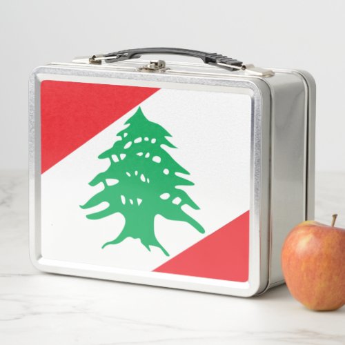 Coat of Arms of Lebanon Metal Lunch Box