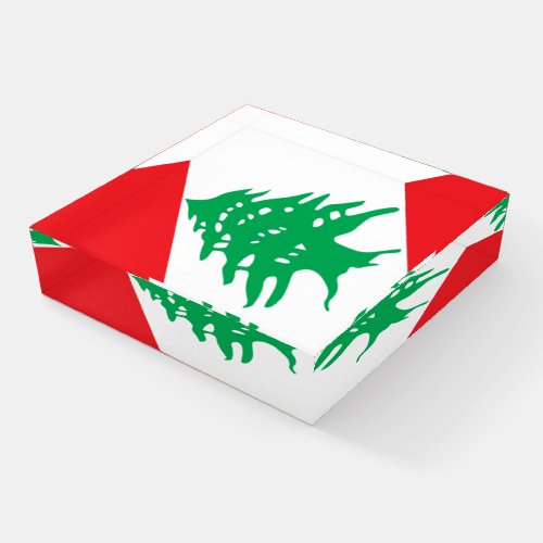 Coat of Arms of Lebanon Paperweight
