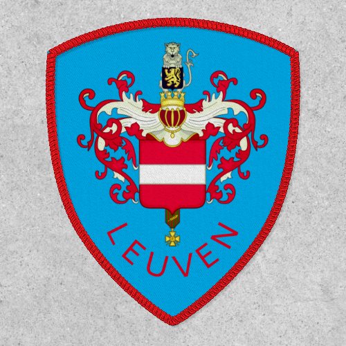 Coat of Arms of Leuven Belgium Patch