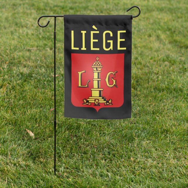 Coat of Arms of Liège, Belgium Garden Flag (In SItu)