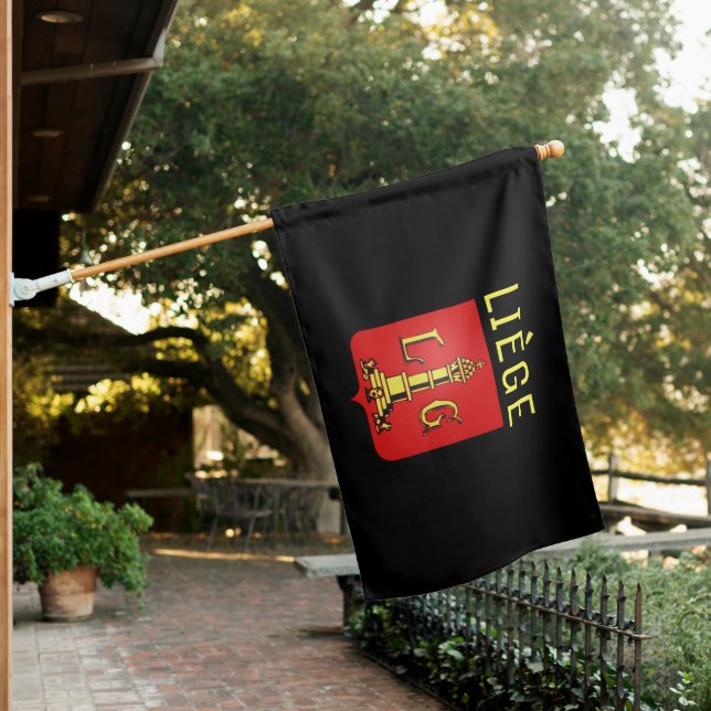 Coat of Arms of Liège, Belgium House Flag (In SItu)