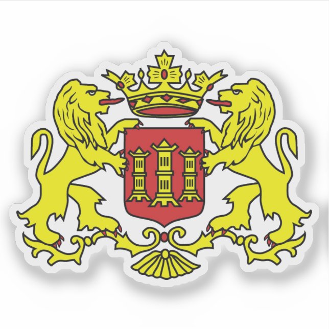 Coat of arms of Lingen, Germany Sticker (Front)