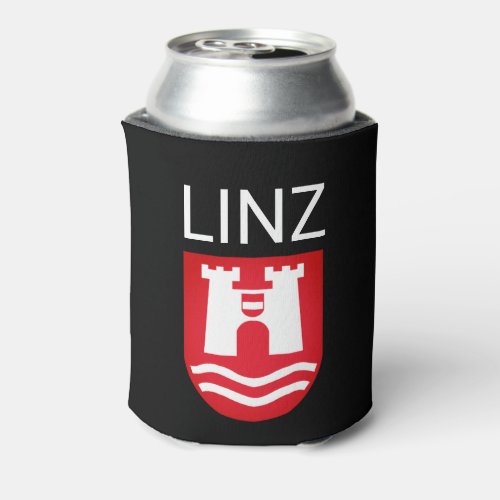 Coat of Arms of Linz AUSTRIA Can Cooler