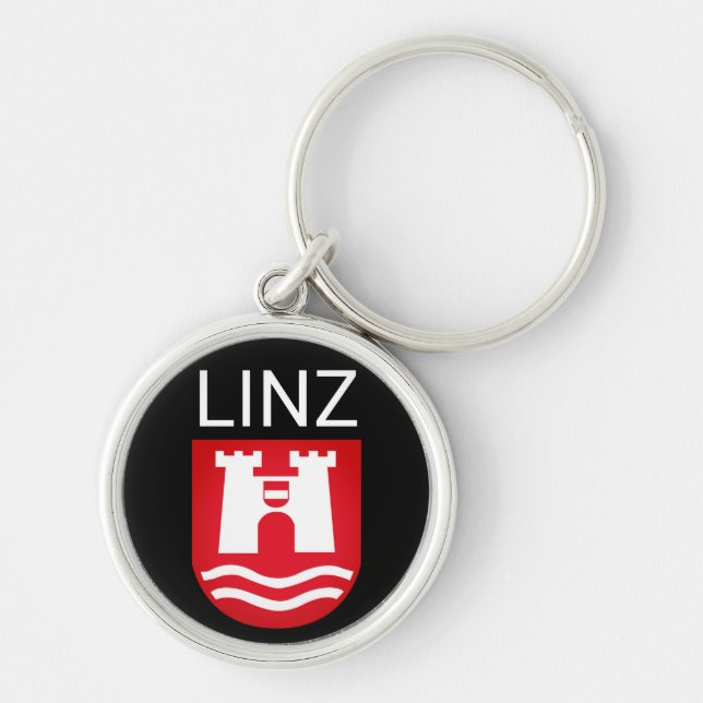 Coat of Arms of Linz, AUSTRIA Keychain (Front)