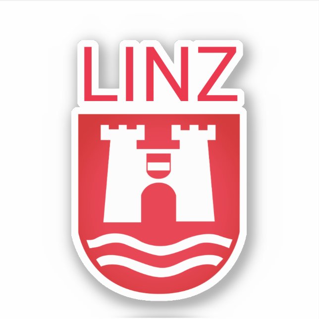 Coat of Arms of Linz, AUSTRIA Sticker (Front)