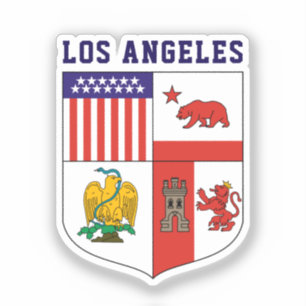 Coat of Arms of Los Angeles Sticker