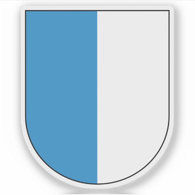 Coat of arms of Lucerne, Switzerland Sticker (Front)