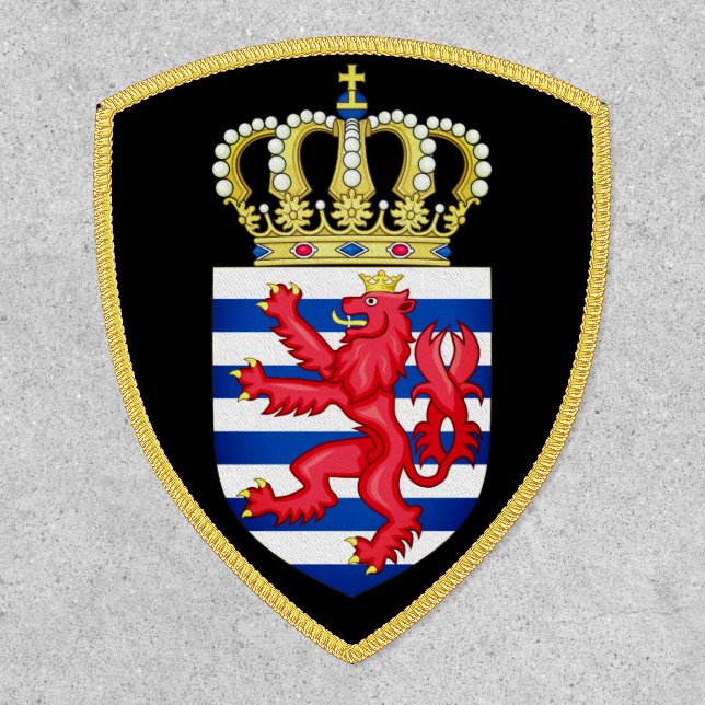Coat of Arms of Luxembourg Patch (Front)