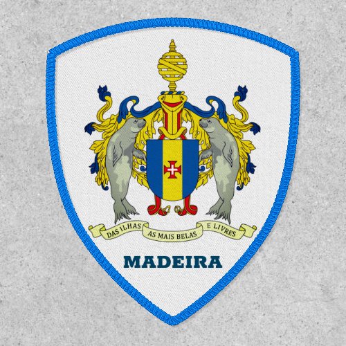 Coat of Arms of Madeira Portugal Patch