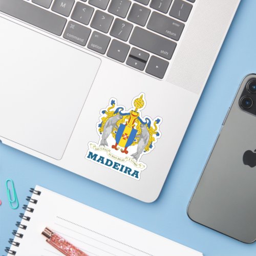 Coat of Arms of Madeira Portugal Sticker