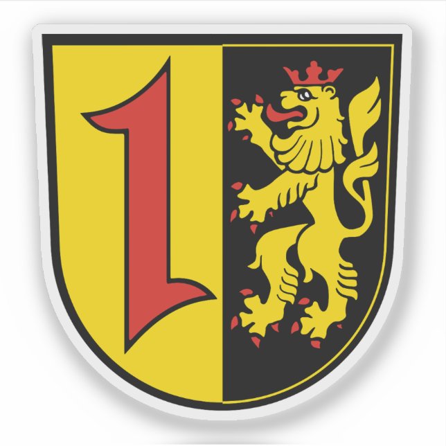 Coat of arms of Mannheim, Germany Sticker (Front)