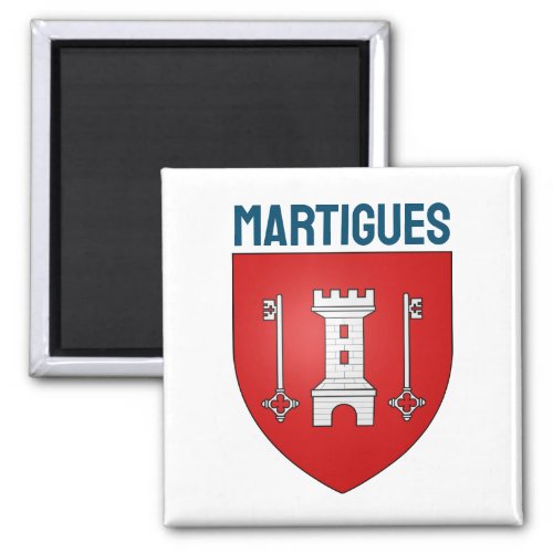 Coat of Arms of Martigues France Magnet