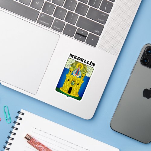 Coat of Arms of Medelln Colombia Square Sticker