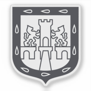 Coat of arms of Mexico City variant, Mexico Sticker