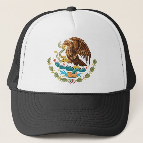 Coat of arms of Mexico Trucker Hat