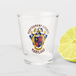 Coat of Arms of Montgomery County, Maryland Shot Glass