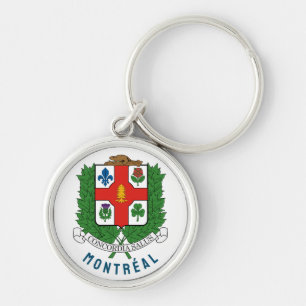 Coat of Arms of Montreal, CANADA Keychain