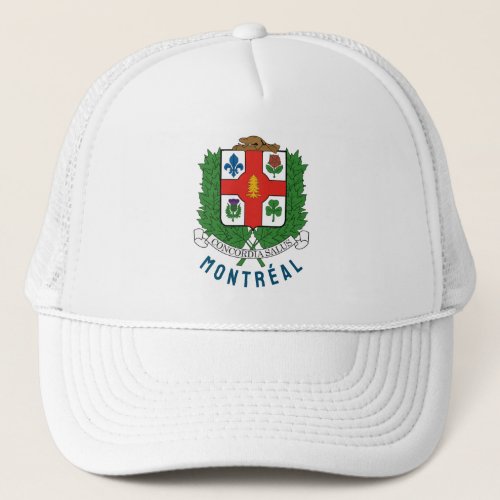 Coat of Arms of Montral CANADA Trucker Hat