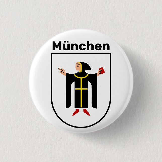 Coat of Arms of Munich Button (Front)