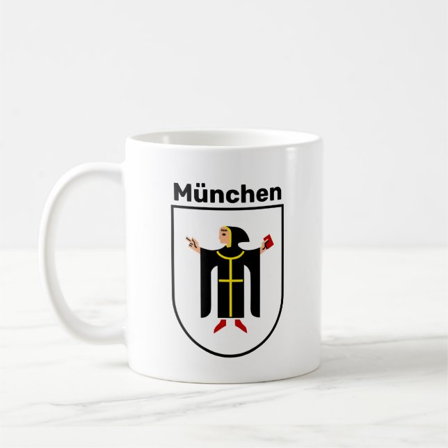 Coat of Arms of Munich Coffee Mug (Left)