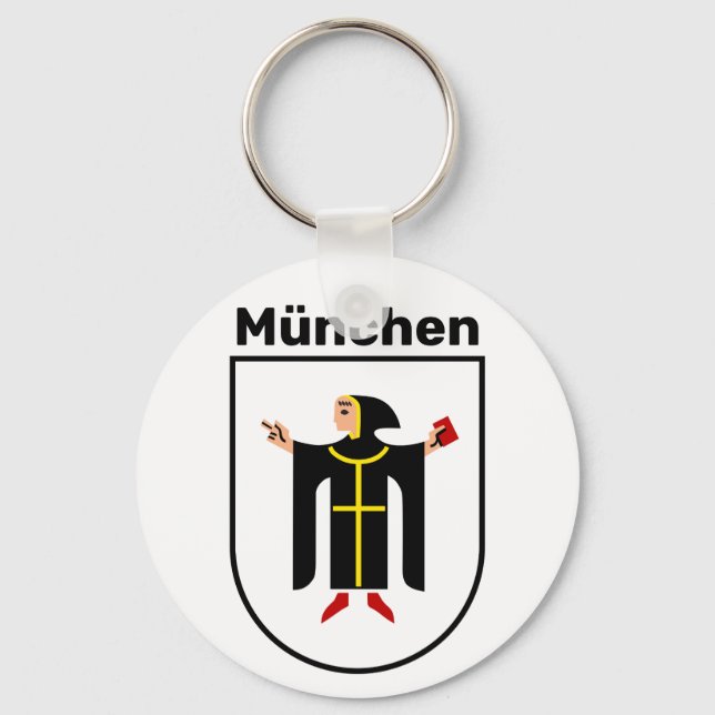 Coat of Arms of Munich Keychain (Front)