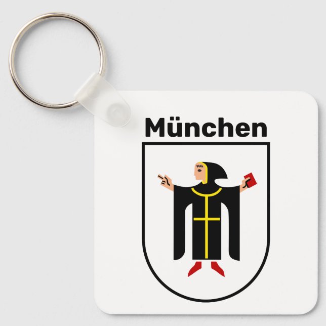 Coat of Arms of Munich Keychain (Front)