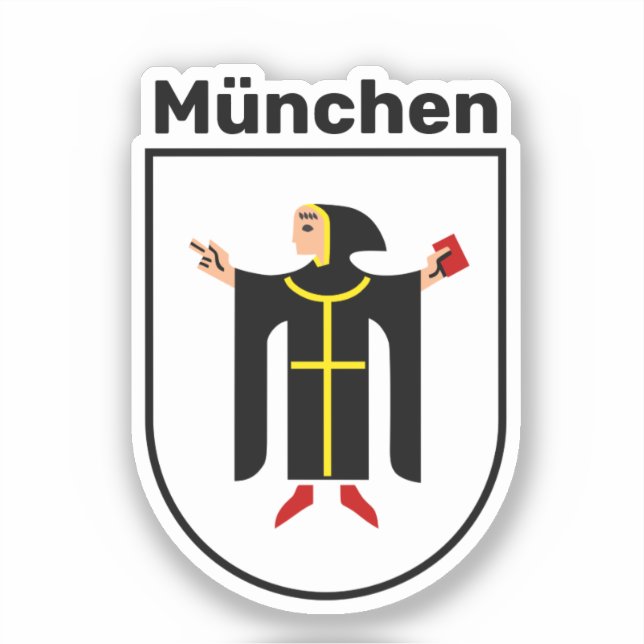 Coat of Arms of Munich Sticker (Front)